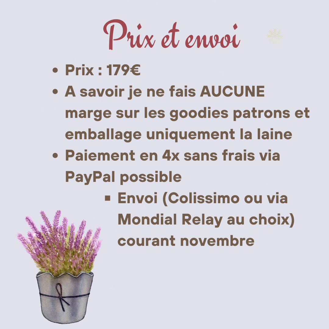 Kalendrier de l'avent laines - Cottage Anglais