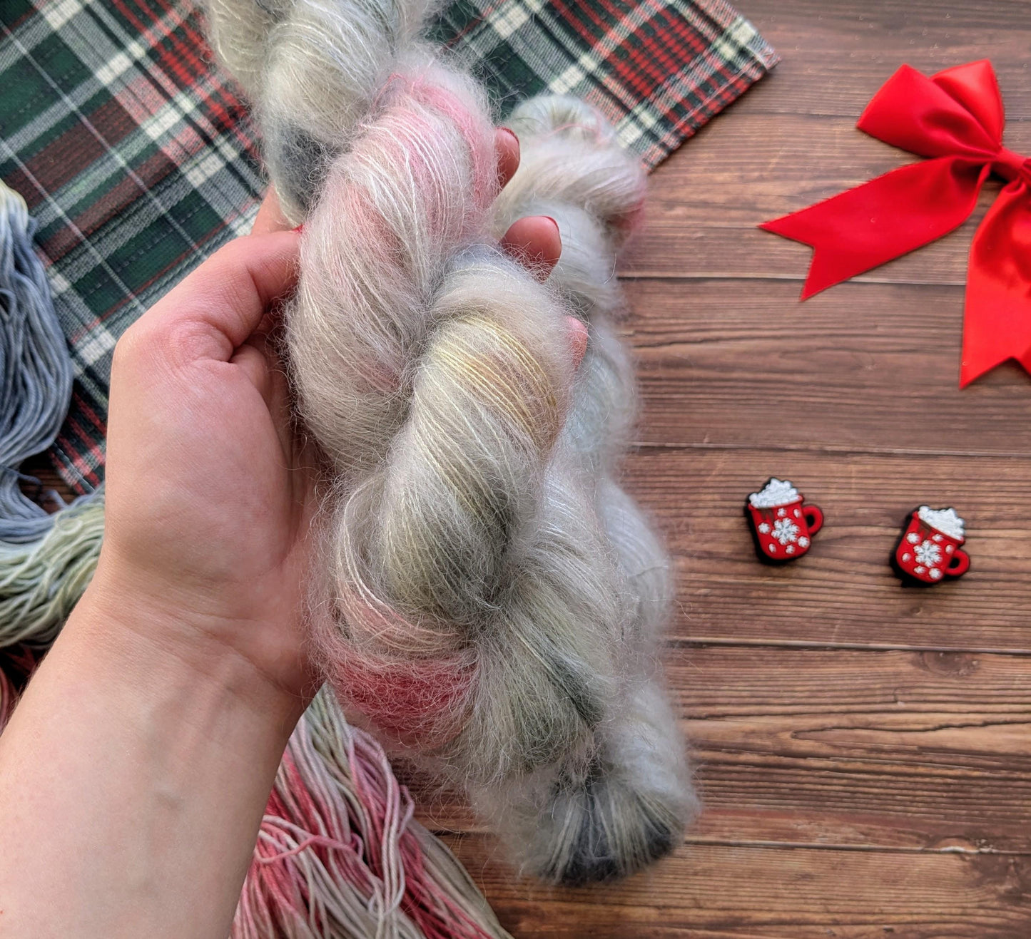 Echeveaux Lylysurunfil - Lyl Moher Mohair et soie Lace - Le train de Noël