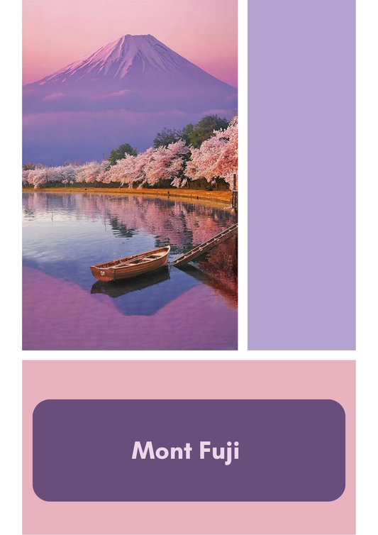 Mont Fuji le printemps au Japon - Fingering - Mérinos Nylon