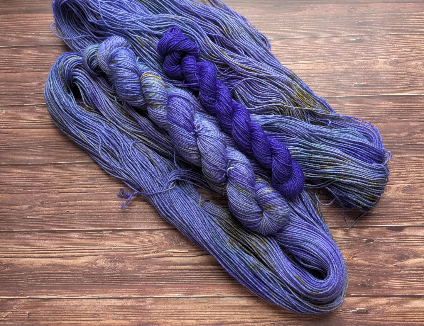 Kit laine chaussette Lyl Sock 50 gr + Lyl sock Mini - Violette + Iris