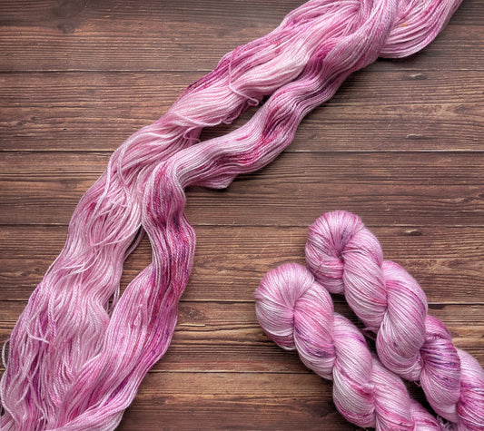 Echeveau Lyl Sunshine Tencel Merino – Fingering – Coloris Pivoine