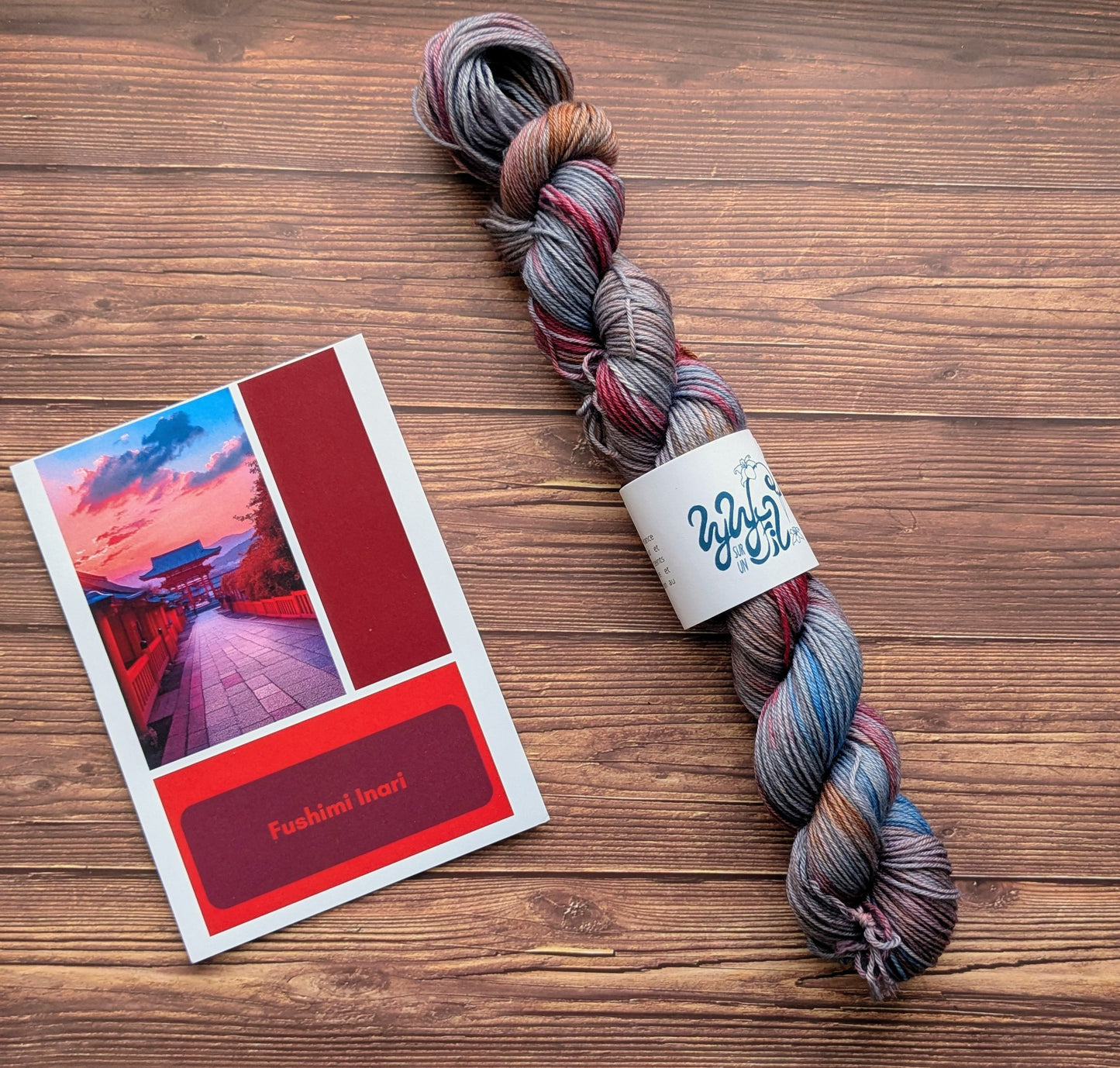 Précommande kit Fade l'automne au Japon - Fingering - Mérinos Nylon