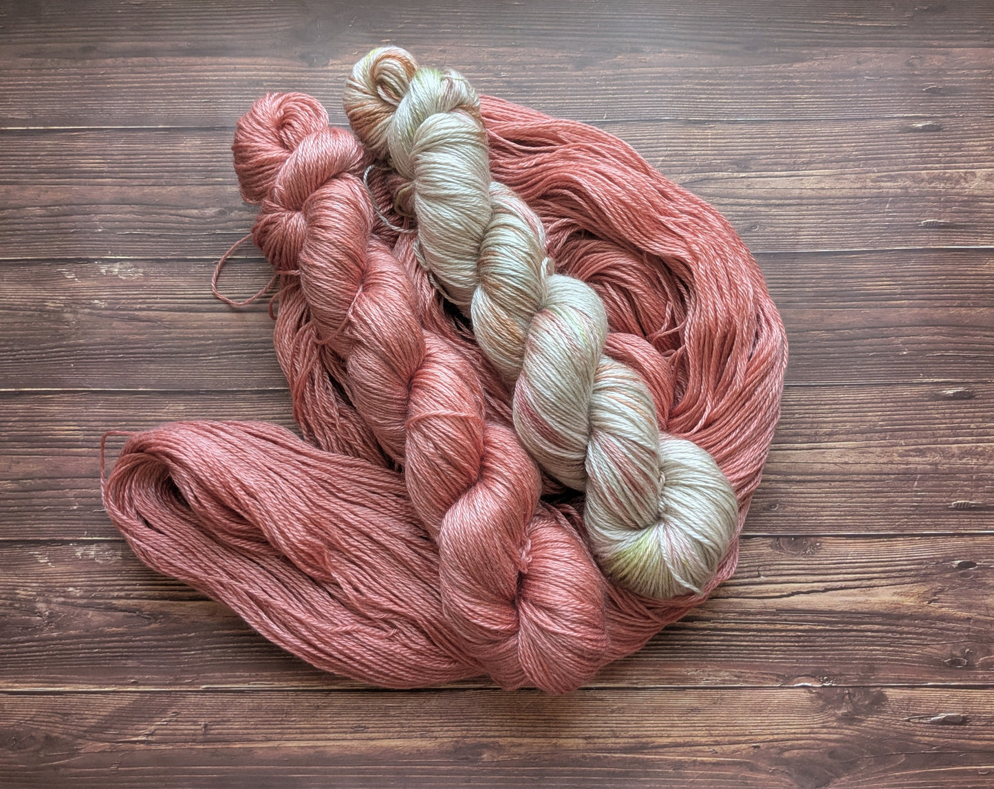 Echeveau Lyl Sunshine Tencel Merino – Fingering – Coloris Cactus/Argile