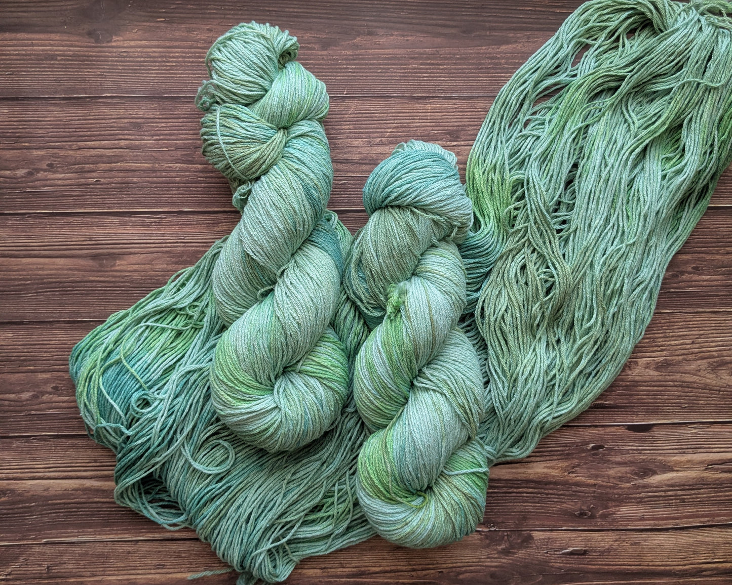 Echeveau Lyl Natural Silk bourette de soie - Fingering - Coloris Bambou