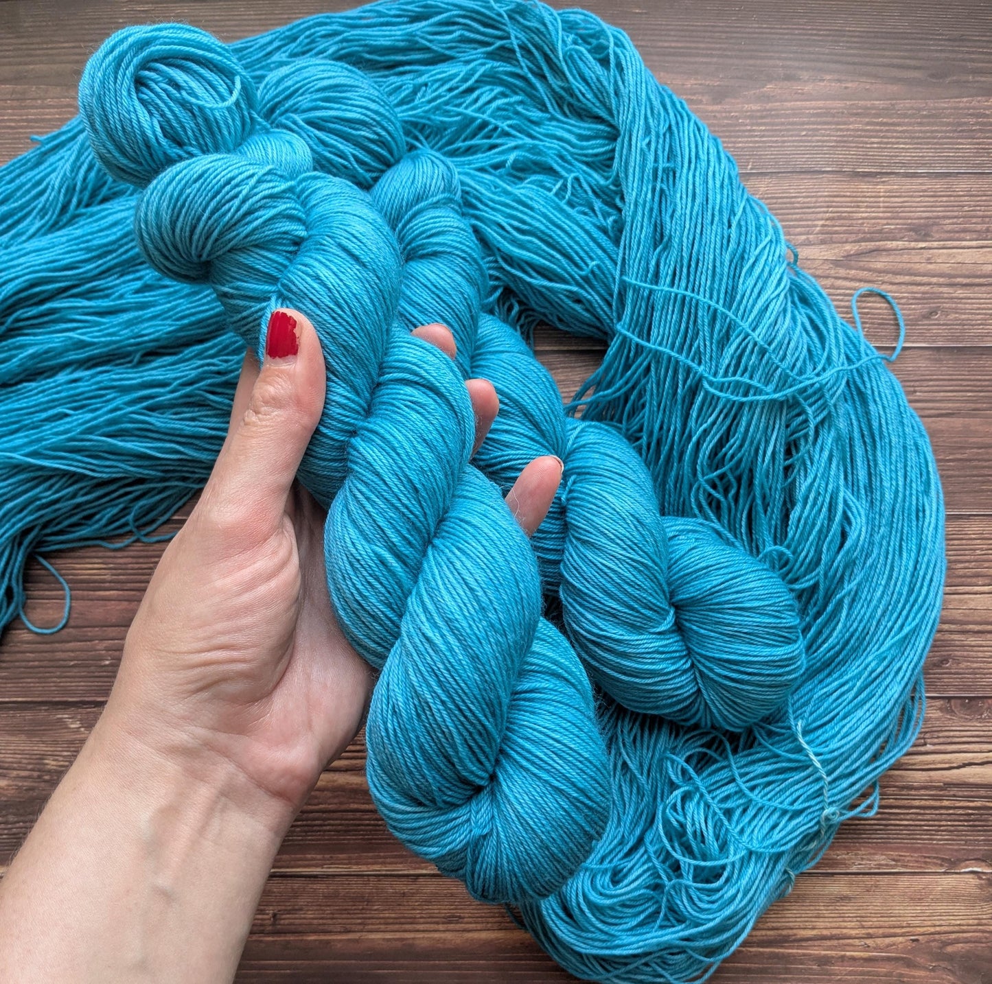 Echeveau Lyl Sock mérinos superwash nylon – Fingering – Coloris Aqua