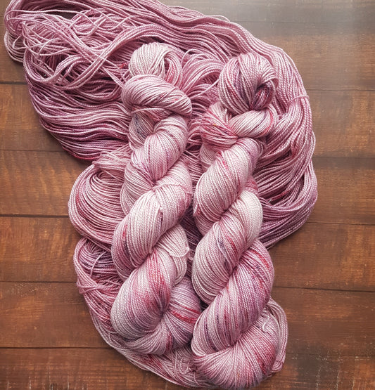 Echeveau Lyl Bling merinos superwash nylon stellina – Fingering Sock – Coloris Maman