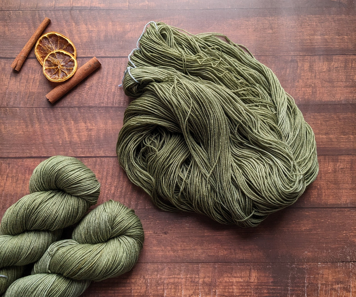 Echeveau Lyl Sock merinos superwash nylon – Fingering Sock – Coloris Sous-Bois