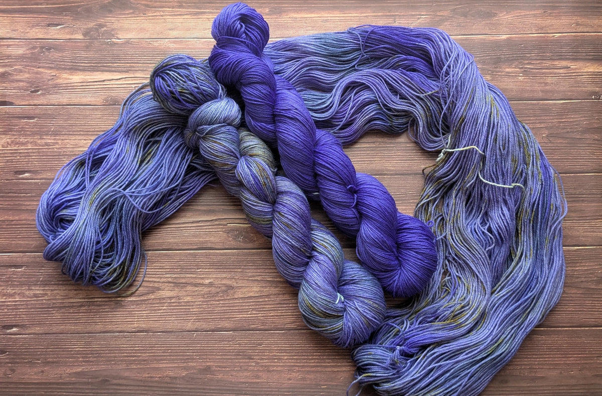 Echeveau Lyl Sock mérinos superwash nylon – Fingering – Coloris Iris