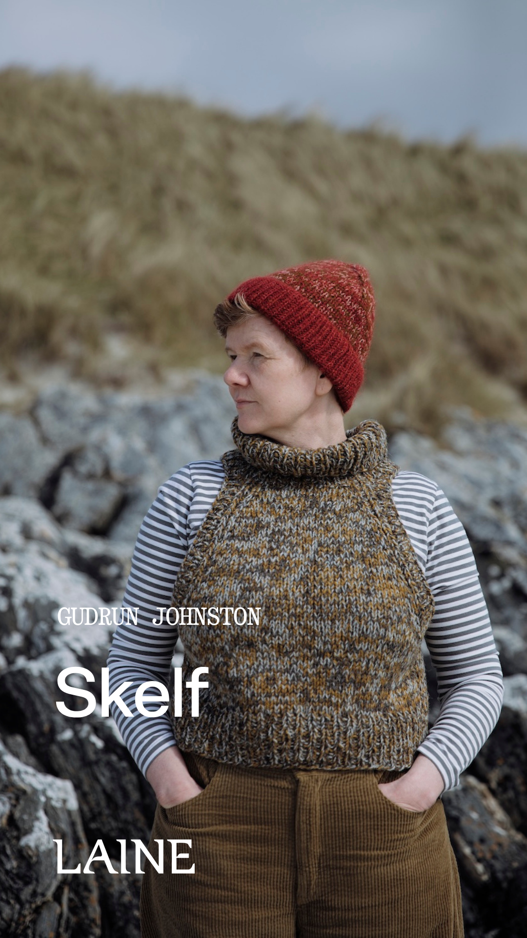 PRECOMMANDE - Livre Shetland Shades Stories in Wool By Gudrun Johnston - Laine Publishing