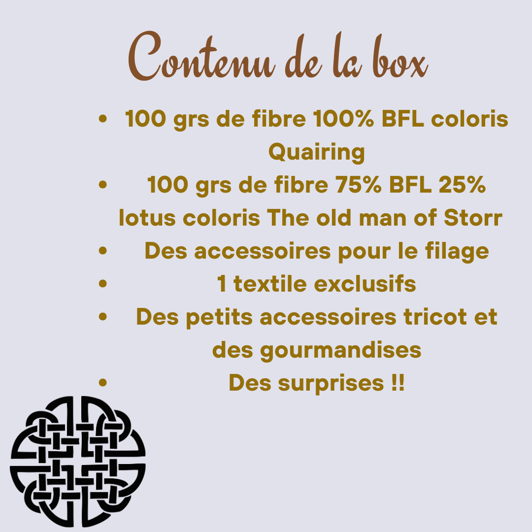 Box de Noël Ile de Skye - Box filage