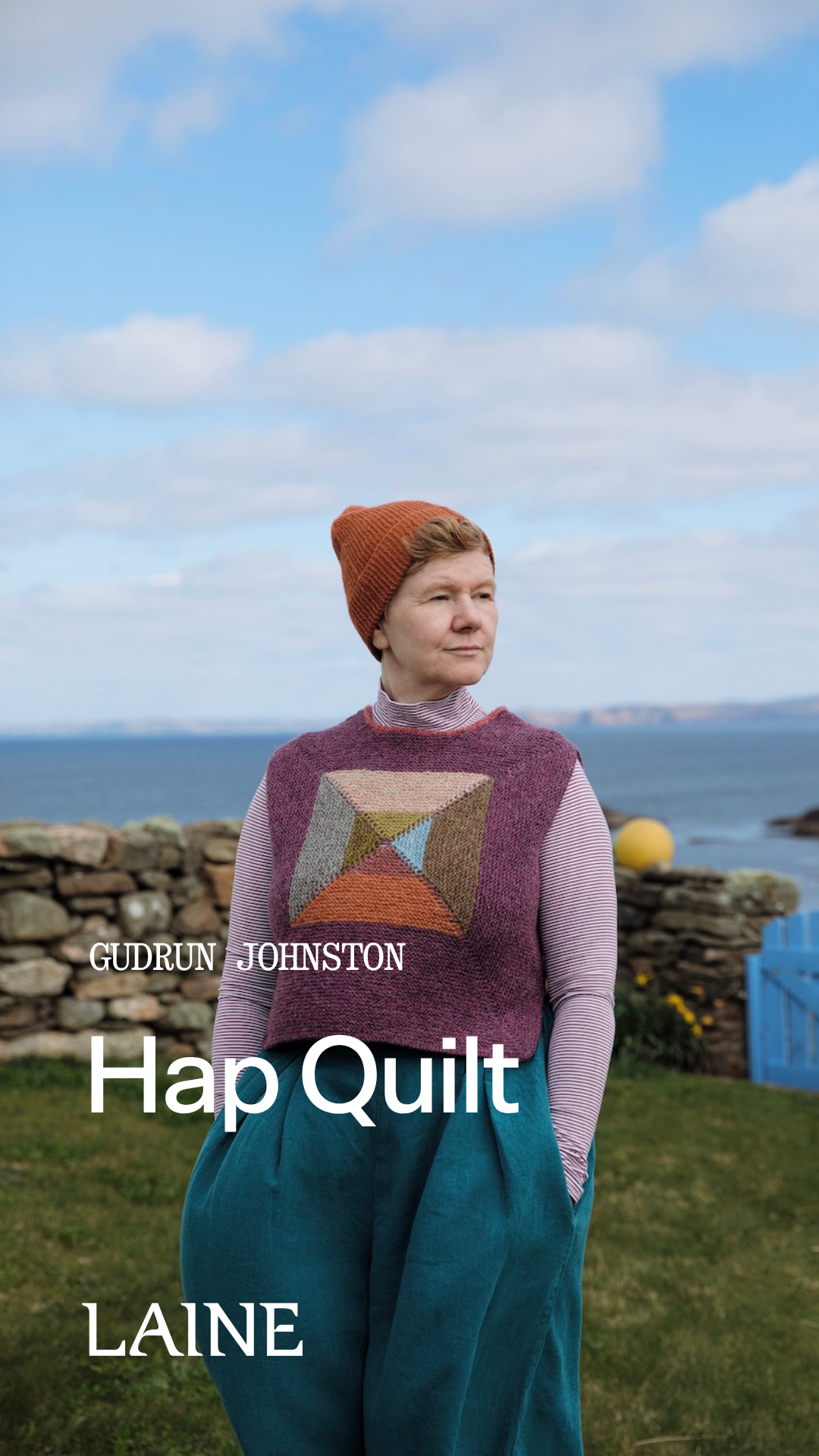 PRECOMMANDE - Livre Shetland Shades Stories in Wool By Gudrun Johnston - Laine Publishing