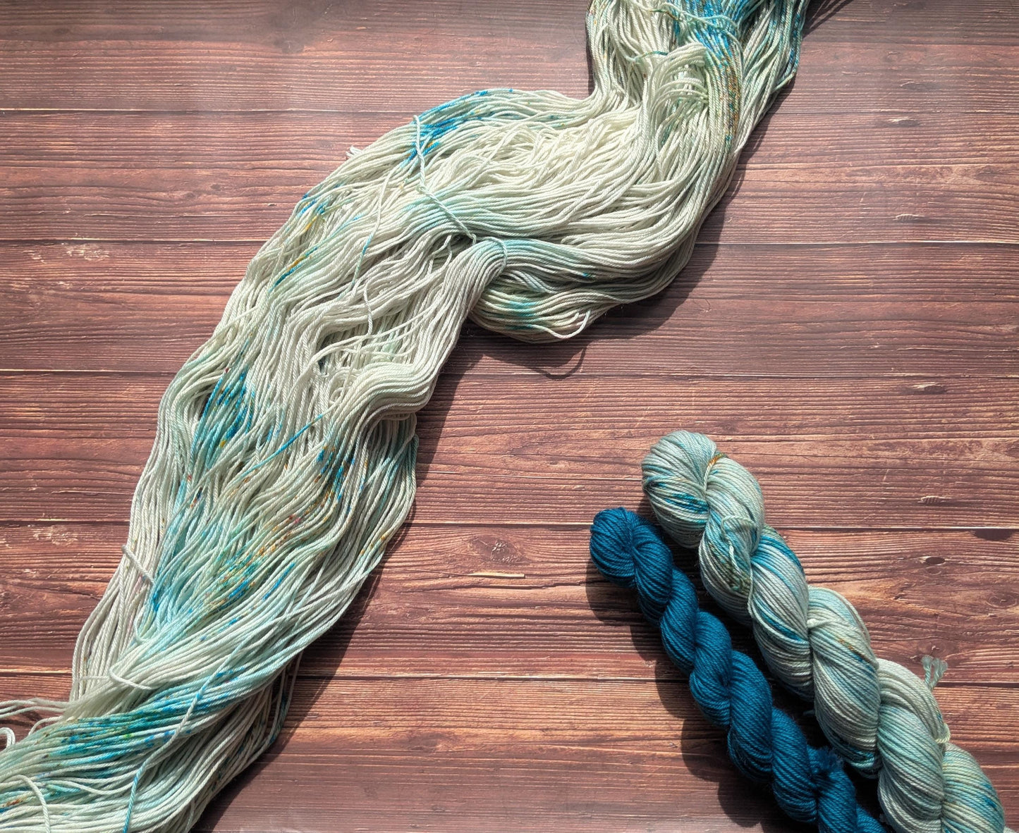 Kit laine chaussette Lyl Sock 50 gr + Lyl sock Mini - Falaises + Underwater