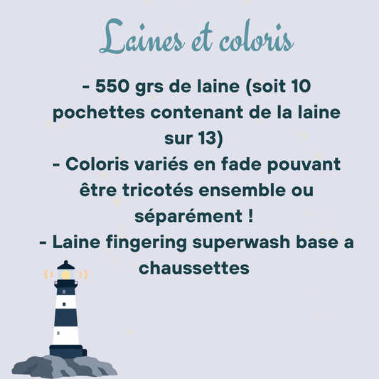 Kalendrier de l'avent laines - Seaside