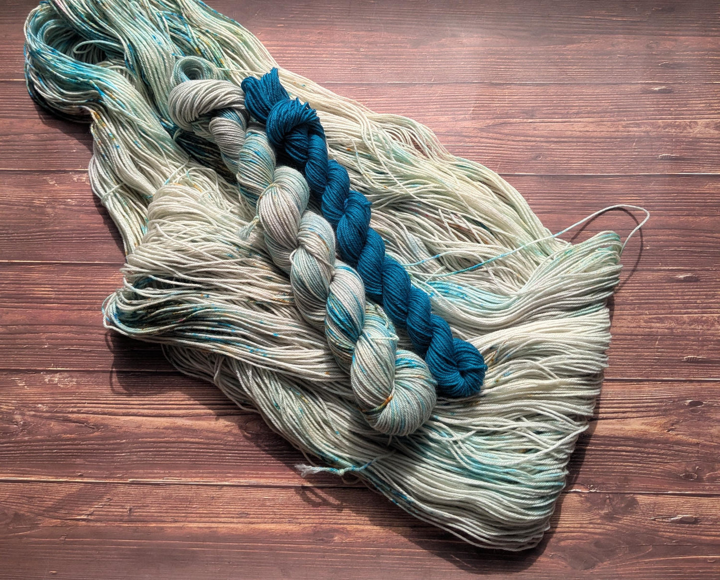 Kit laine chaussette Lyl Sock 50 gr + Lyl sock Mini - Falaises + Underwater