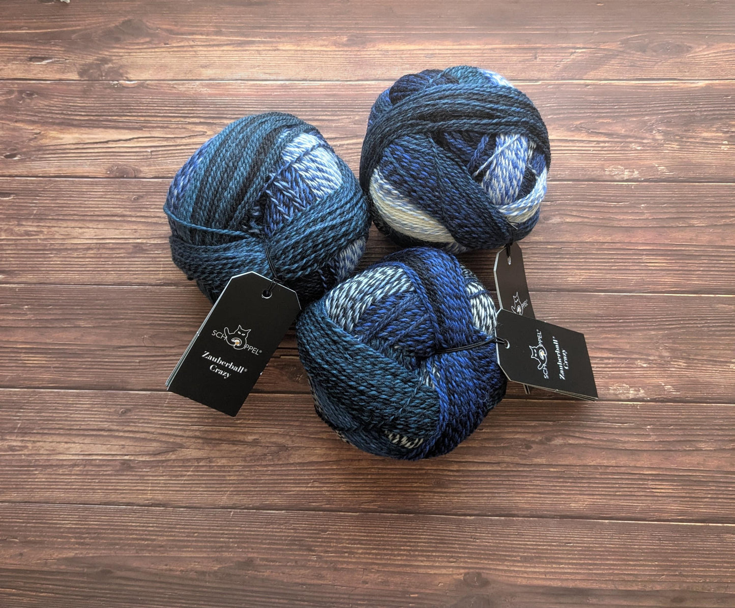 Crazy Zauberball – Schoppel Wolle - Coloris Pause in blau 2099