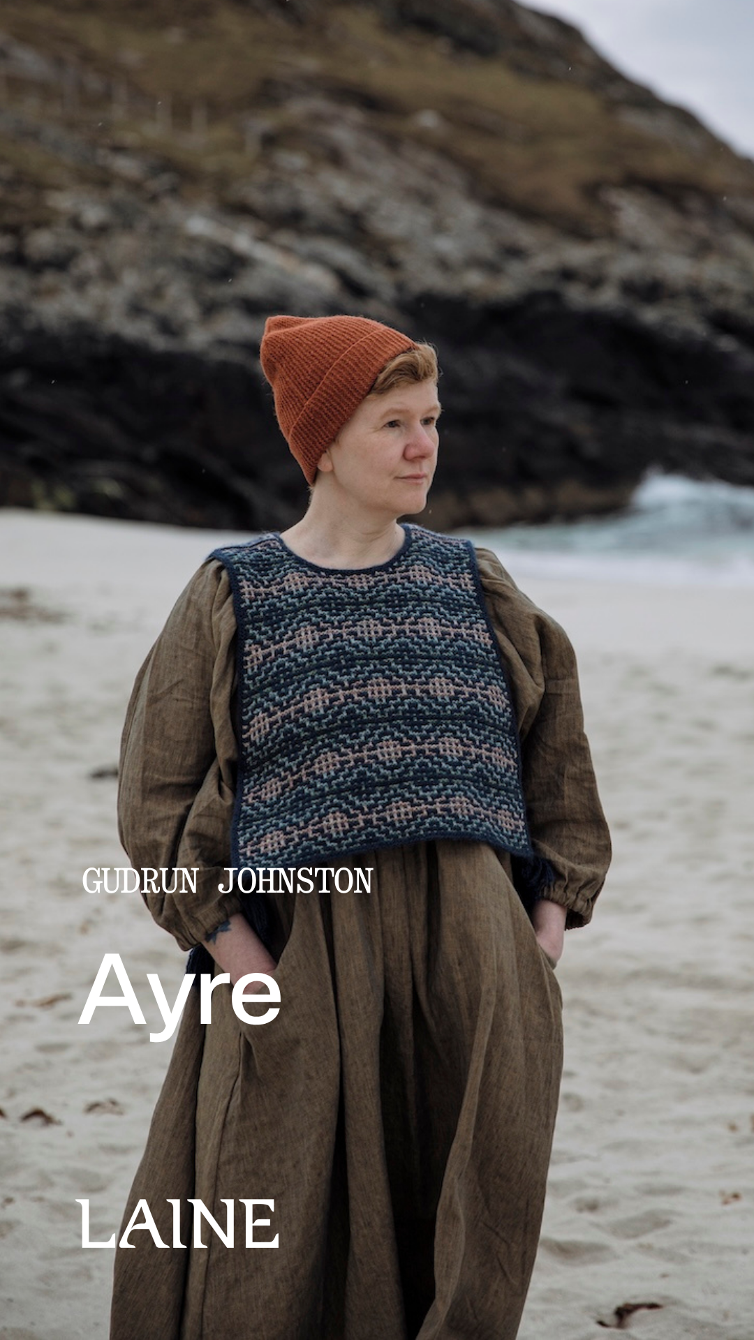 PRECOMMANDE - Livre Shetland Shades Stories in Wool By Gudrun Johnston - Laine Publishing