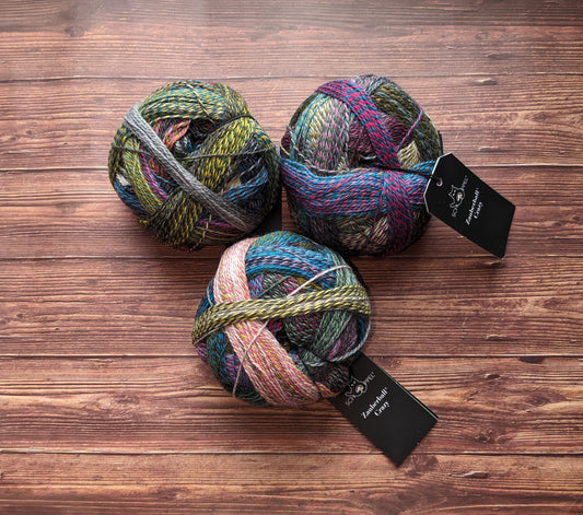 Crazy Zauberball – Schoppel Wolle - Coloris Drachenauge 2528