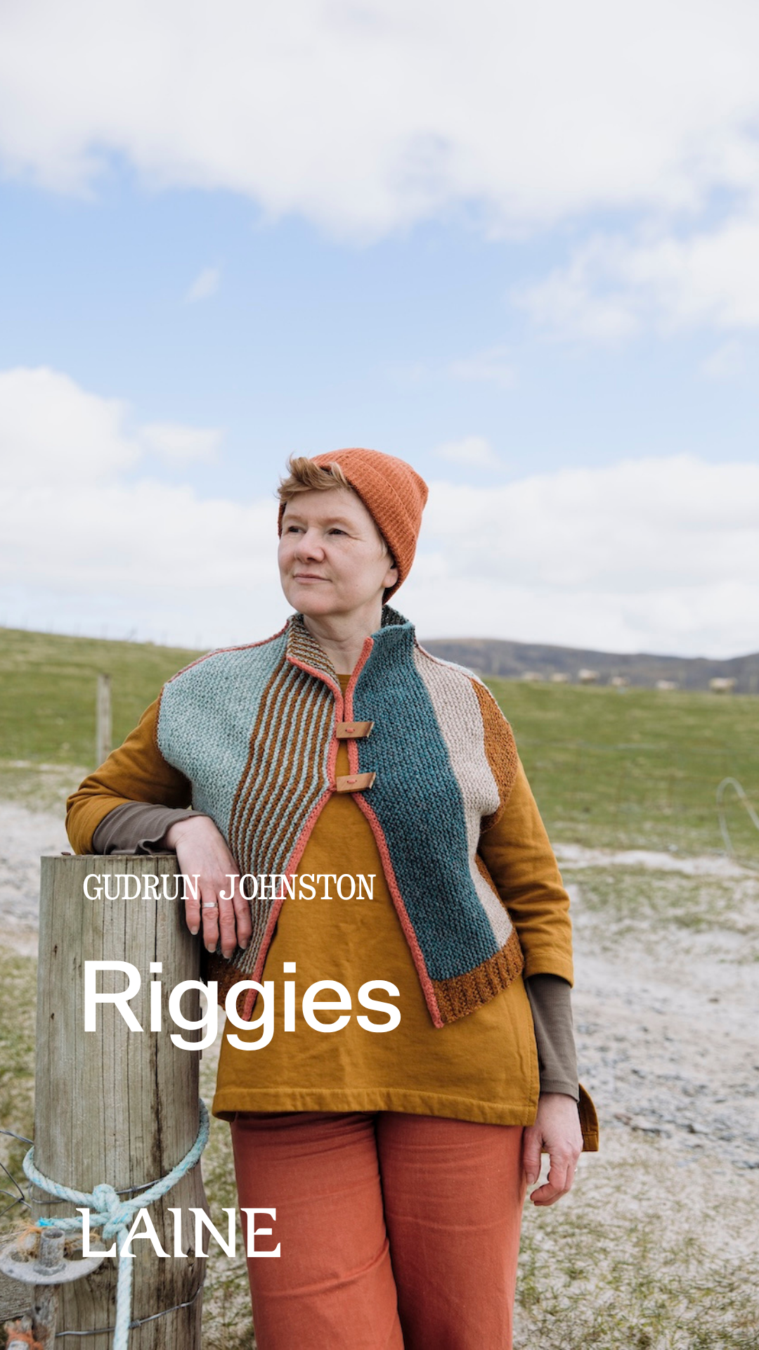 PRECOMMANDE - Livre Shetland Shades Stories in Wool By Gudrun Johnston - Laine Publishing