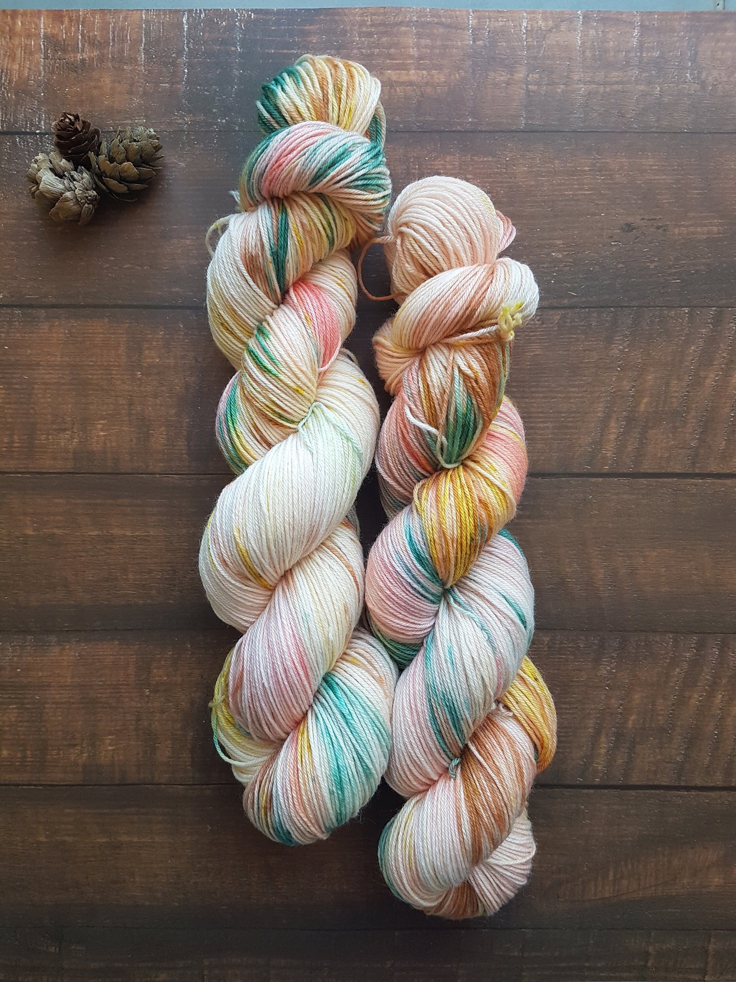 Echeveau Lyl Sock mérinos superwash nylon – Fingering – Coloris Gingerbread Cookie