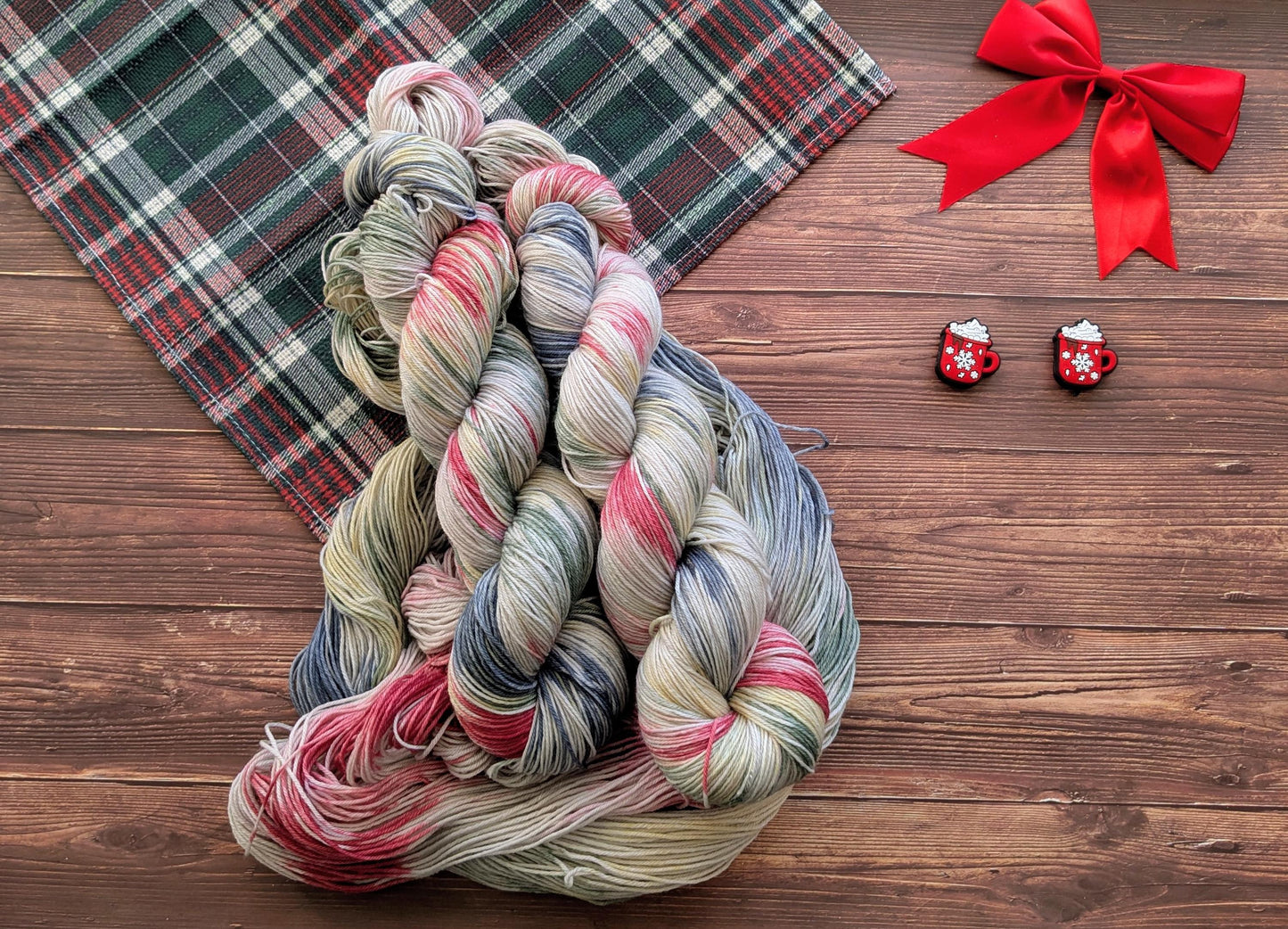 Echeveaux Lylysurunfil - Lyl Sock - Merinos nylon - Le train de Noël