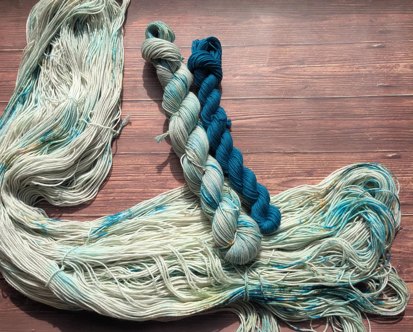 Kit laine chaussette Lyl Sock 50 gr + Lyl sock Mini - Falaises + Underwater