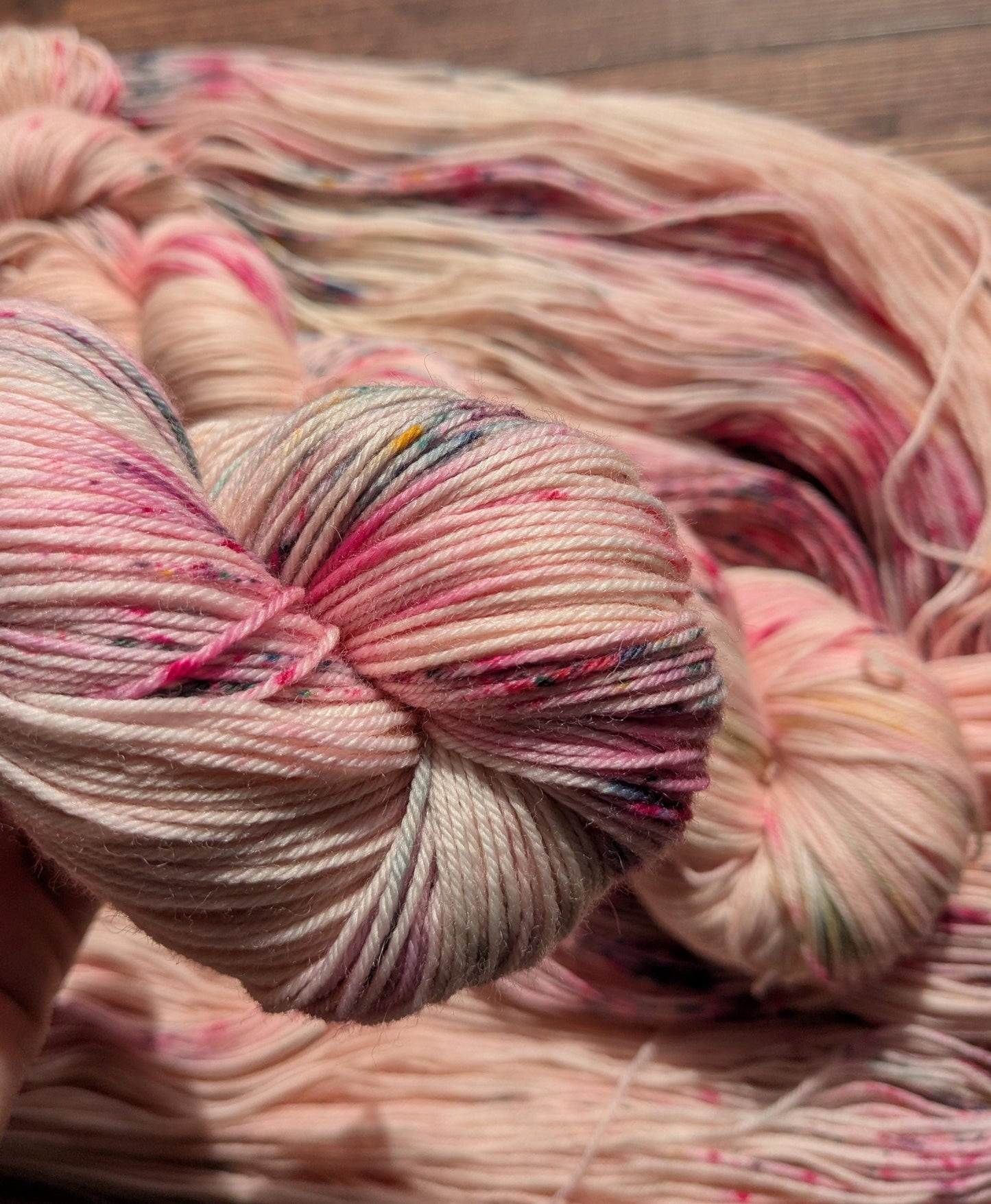 Lyl Sock - merinos nylon - Fingering- Le tour du monde Lylysurunfil - Avril - Floraison