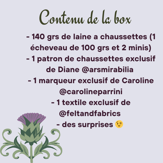 Box de Noël Ecosse - Box tricot