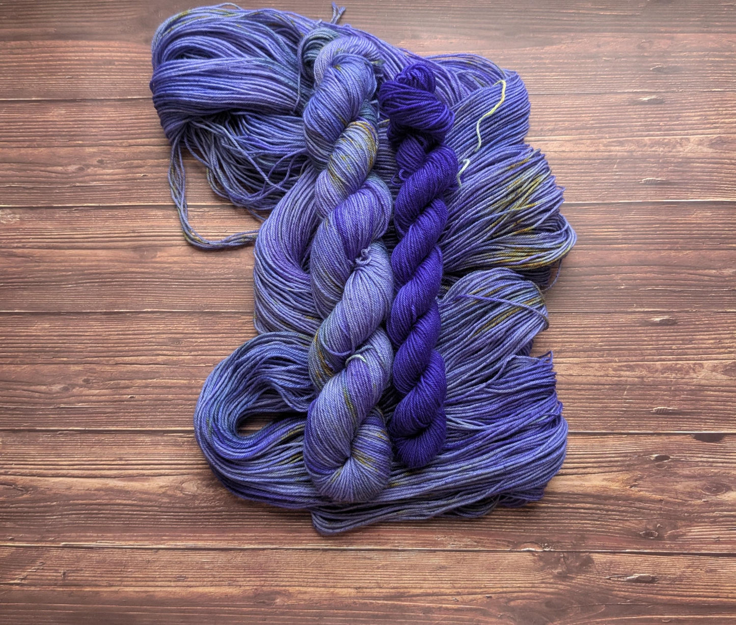 Kit laine chaussette Lyl Sock 50 gr + Lyl sock Mini - Violette + Iris