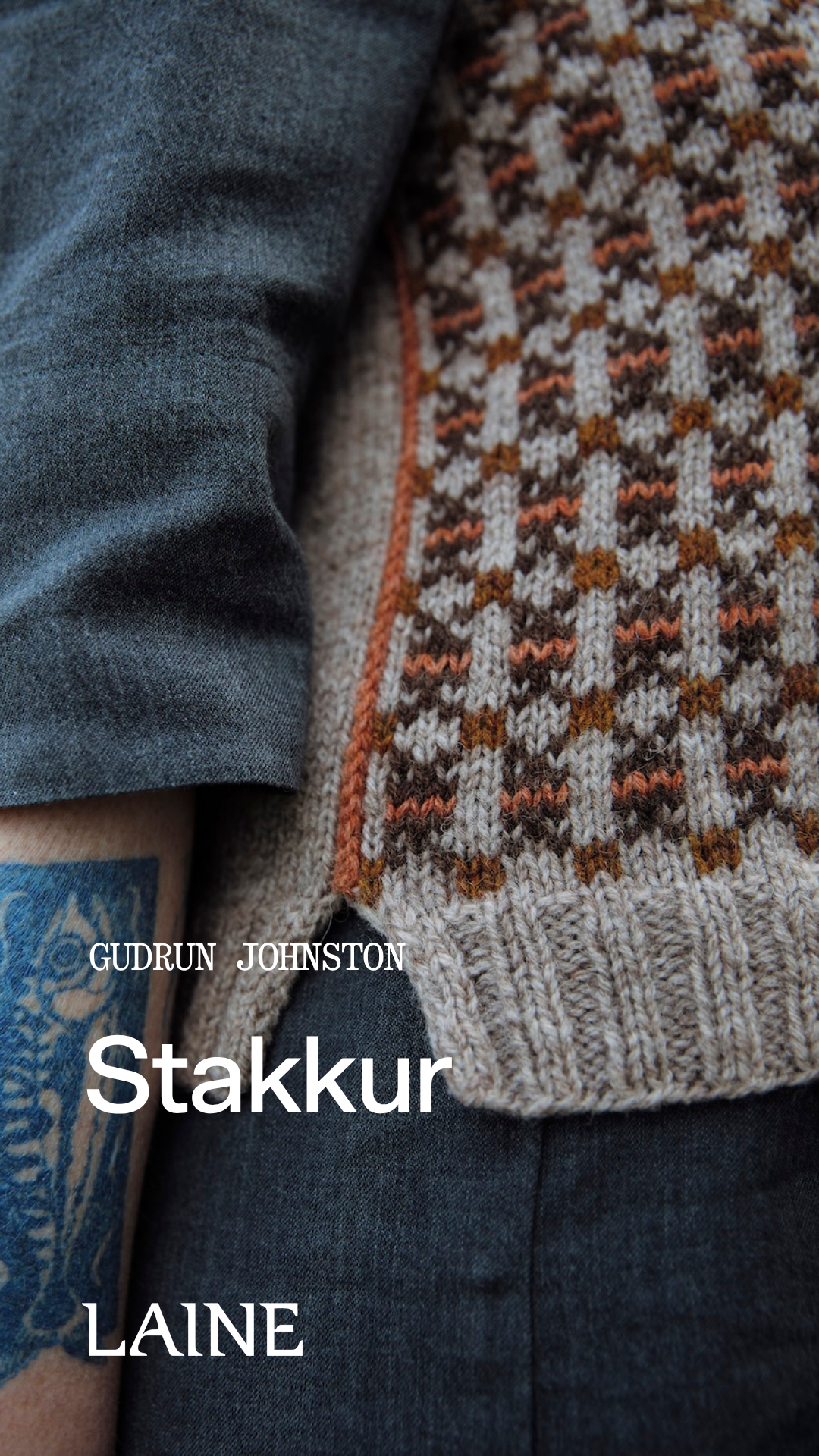 PRECOMMANDE - Livre Shetland Shades Stories in Wool By Gudrun Johnston - Laine Publishing