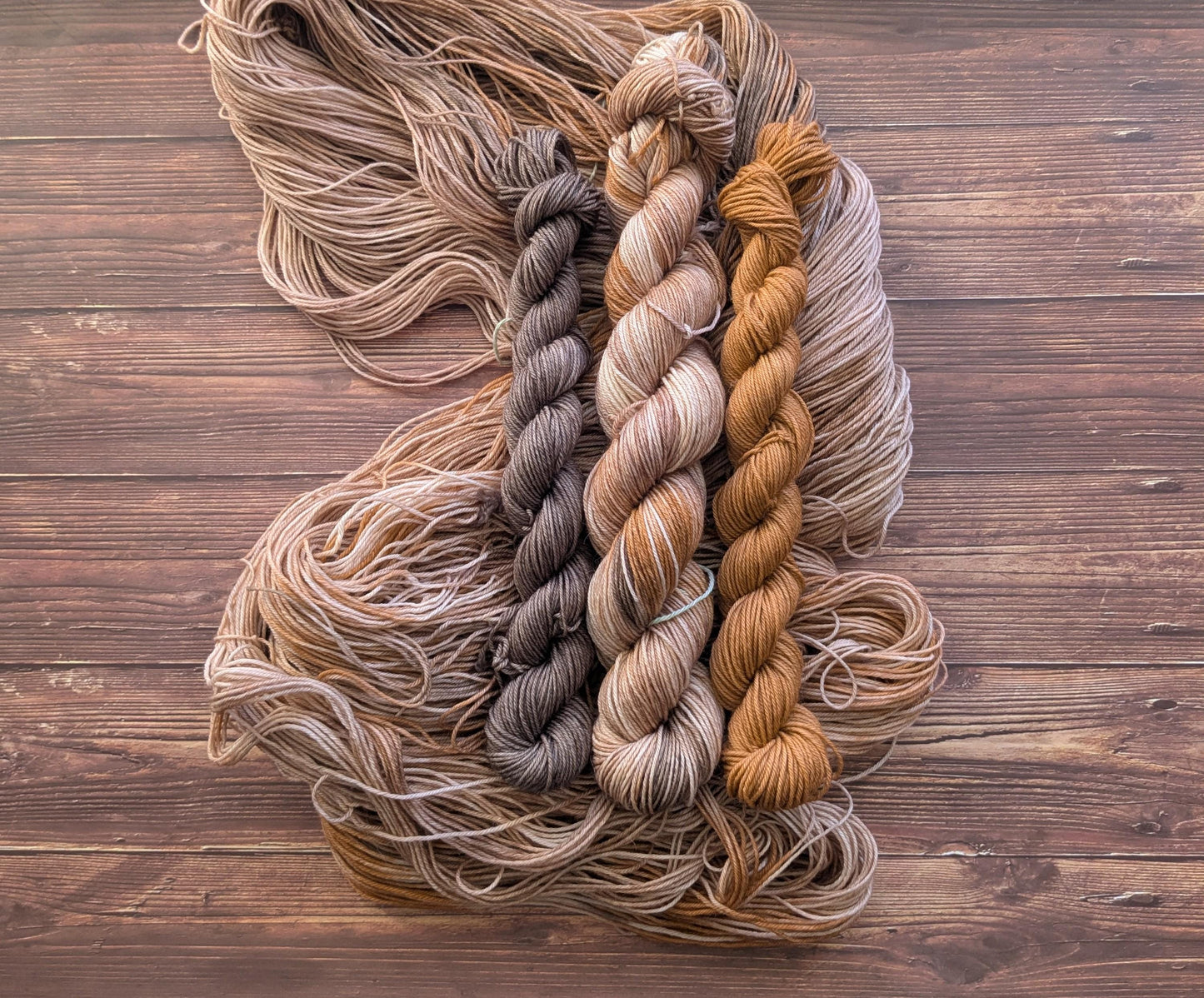 Kit Chaussettes Lyl Sock coloris Mocha Mousse - fingering - Mérinos Nylon