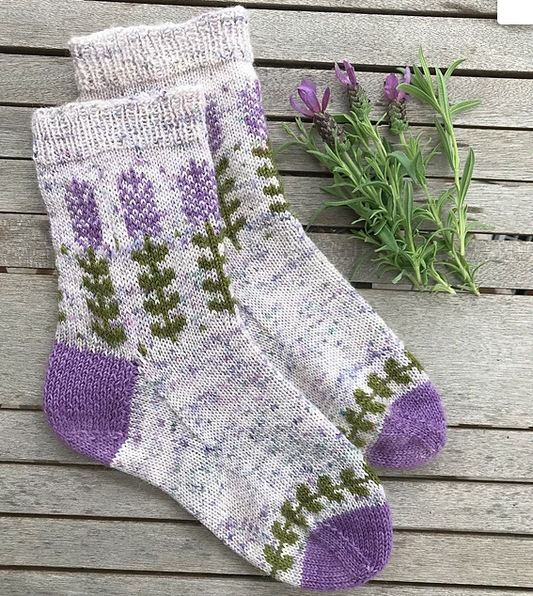Kit chaussettes Lyl Sock + Lyl Sock mini Lavender Bloom