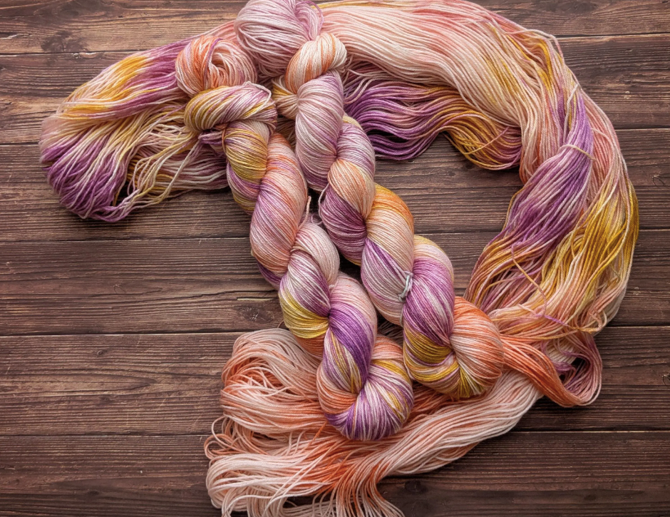 Lyl sock Merinos/nylon - fingering - Coloris  Falaises