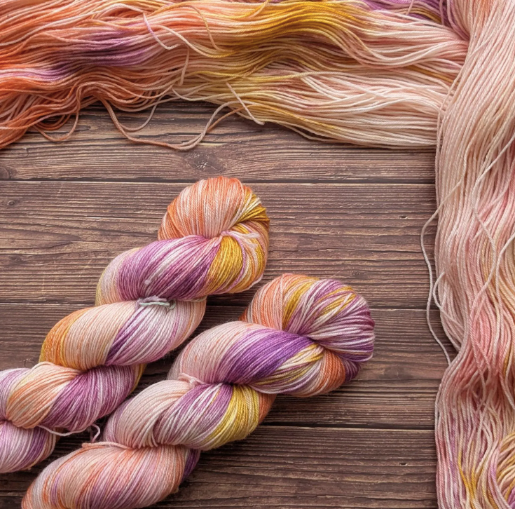 Lyl sock Merinos/nylon - fingering - Coloris  Falaises