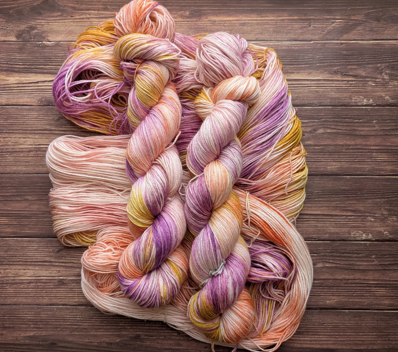 Lyl sock Merinos/nylon - fingering - Coloris  Falaises