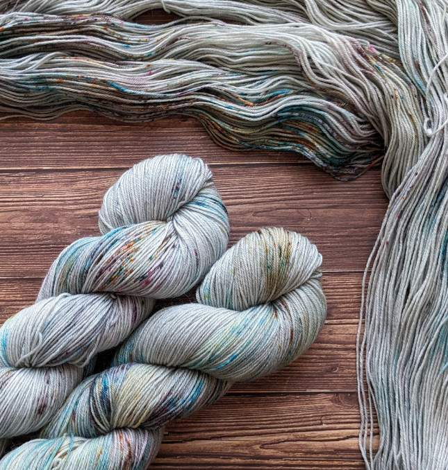 Lyl sock Merinos/nylon - fingering - Coloris  Une journée à Rambouillet