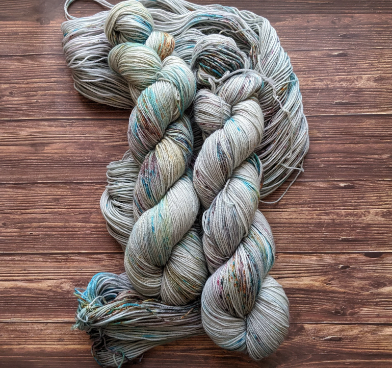 Lyl sock Merinos/nylon - fingering - Coloris  Une journée à Rambouillet