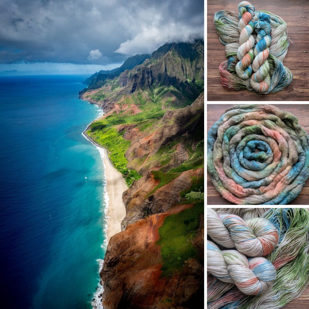 Précommande Coloris du mois de mai - Hawai - Lyl Sock - BFL/Soie
