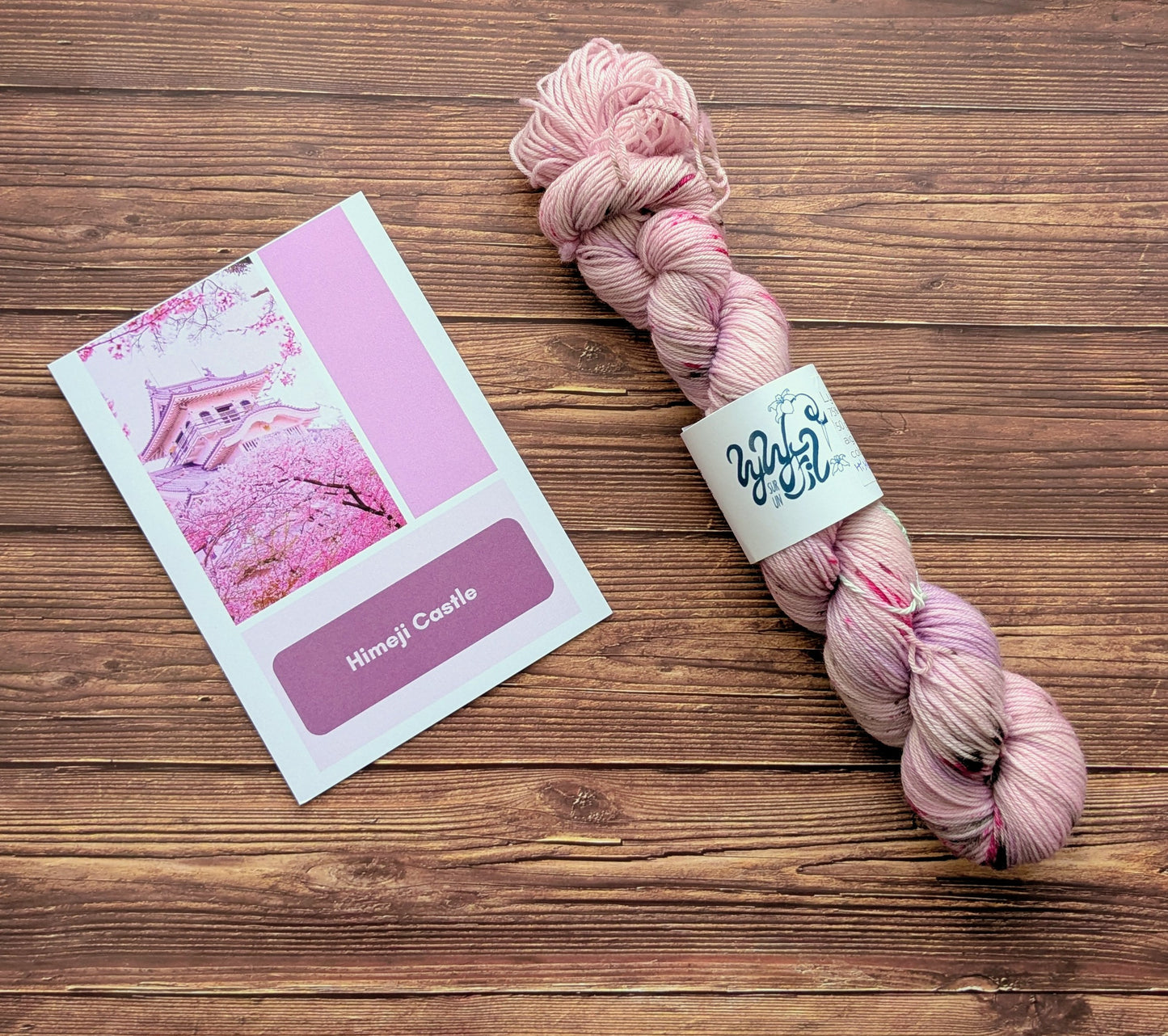 Précommande Himeji Castle le printemps au Japon - Fingering - Mérinos Nylon