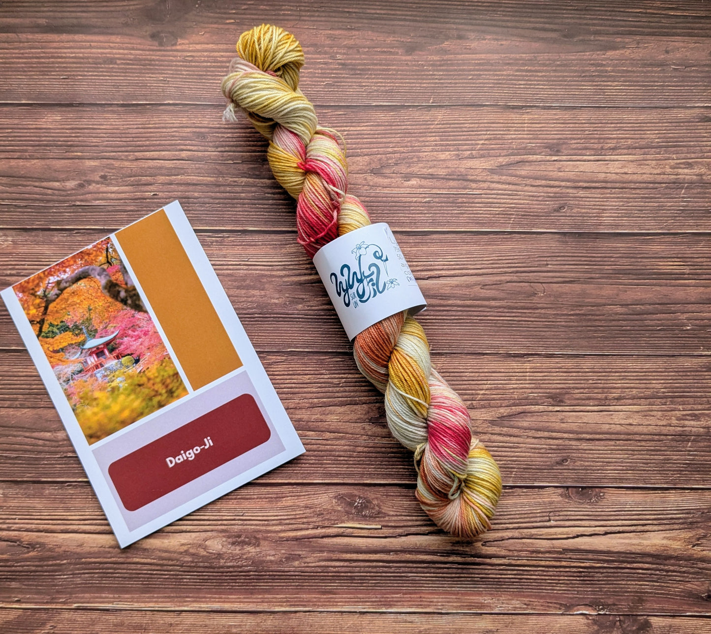 Précommande Daigo-ji l'automne au Japon - Fingering - Mérinos Nylon