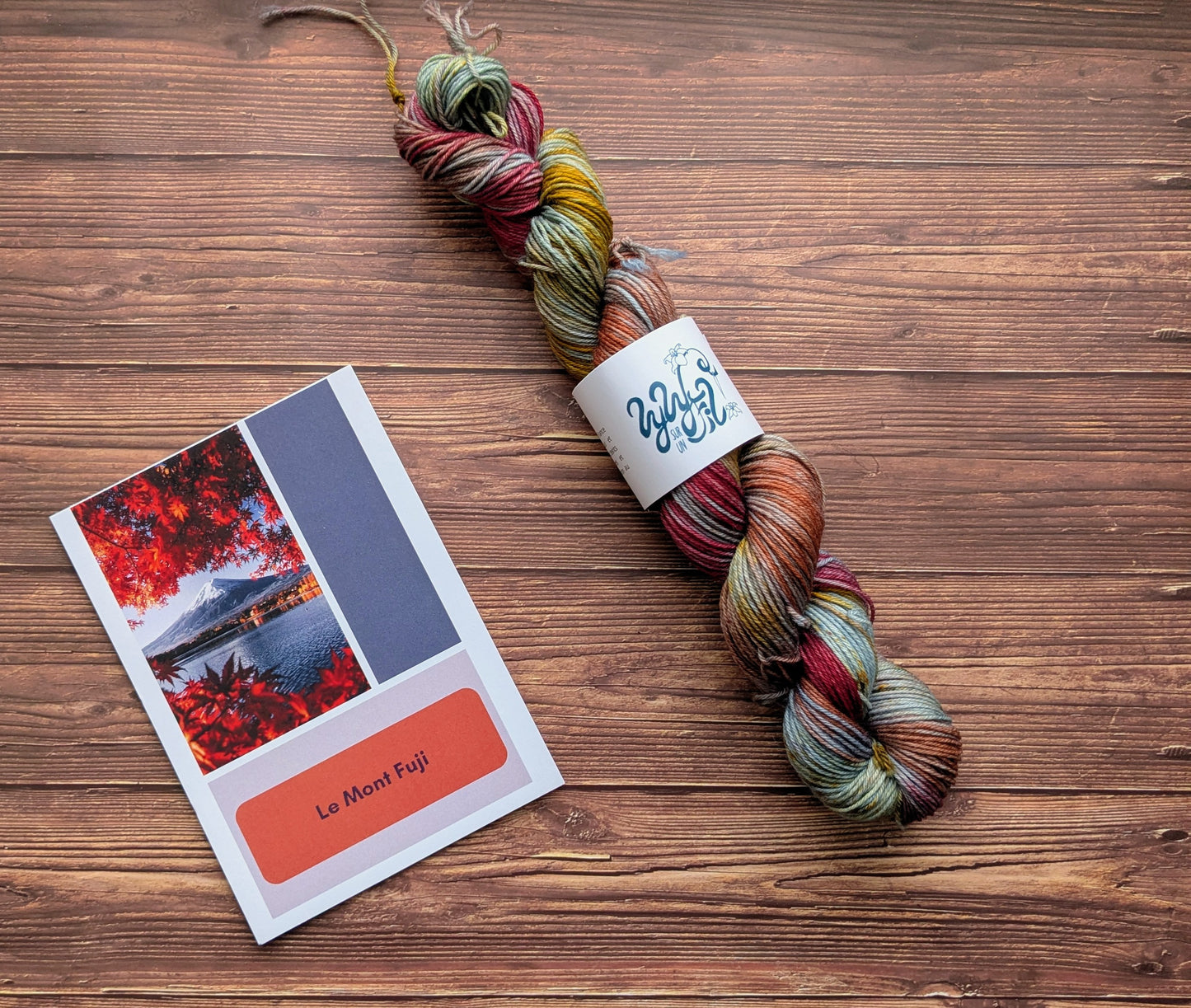 Précommande kit Fade l'automne au Japon - Fingering - Mérinos Nylon