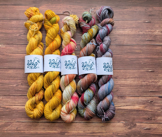 Précommande kit Fade l'automne au Japon - Fingering - Mérinos Nylon