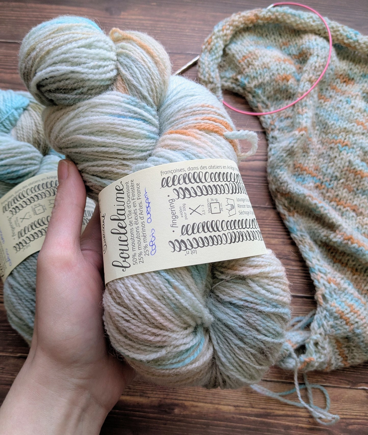 Coloris du mois d'Avril - Ouessant - Lyl Sock - Bouclelaine