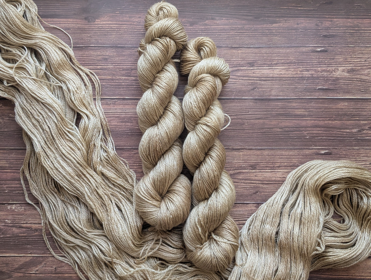 Echeveau Lyl Sunshine Tencel Merino – Fingering – Coloris Biscuit