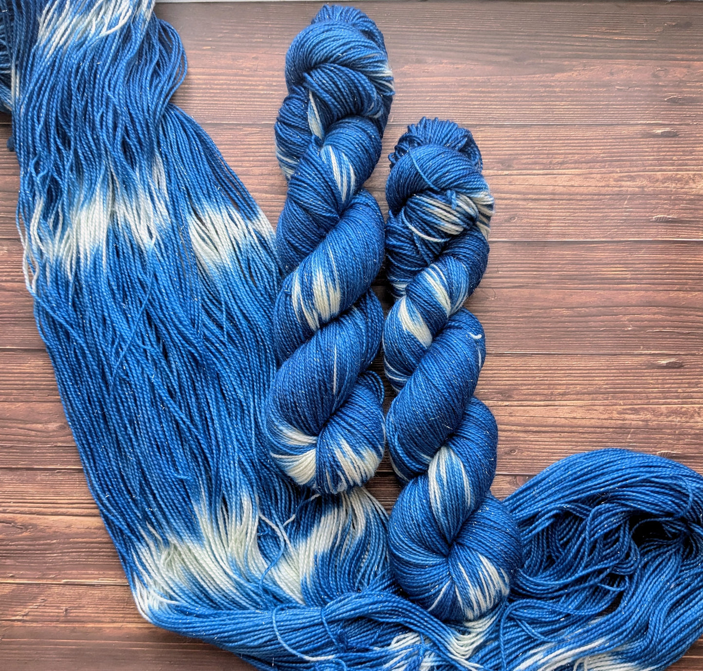 Echeveau Lyl Bling merinos superwash nylon stellina – Fingering Sock – Coloris Sashiko
