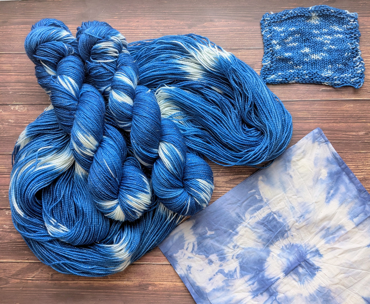 Echeveau Lyl Bling merinos superwash nylon stellina – Fingering Sock – Coloris Sashiko