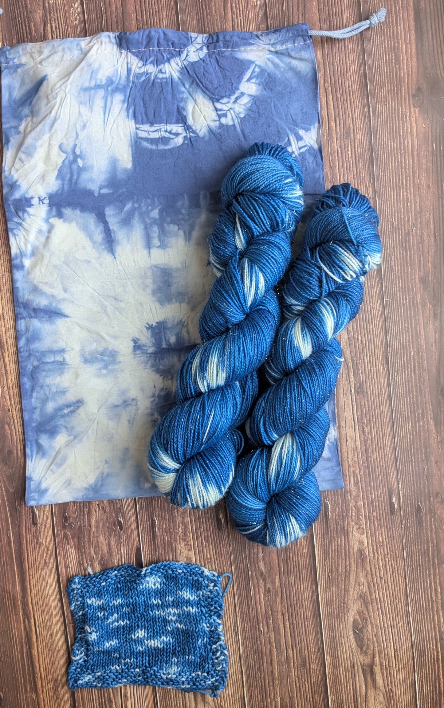 Sac a projet Shibori - Collection Sashiko
