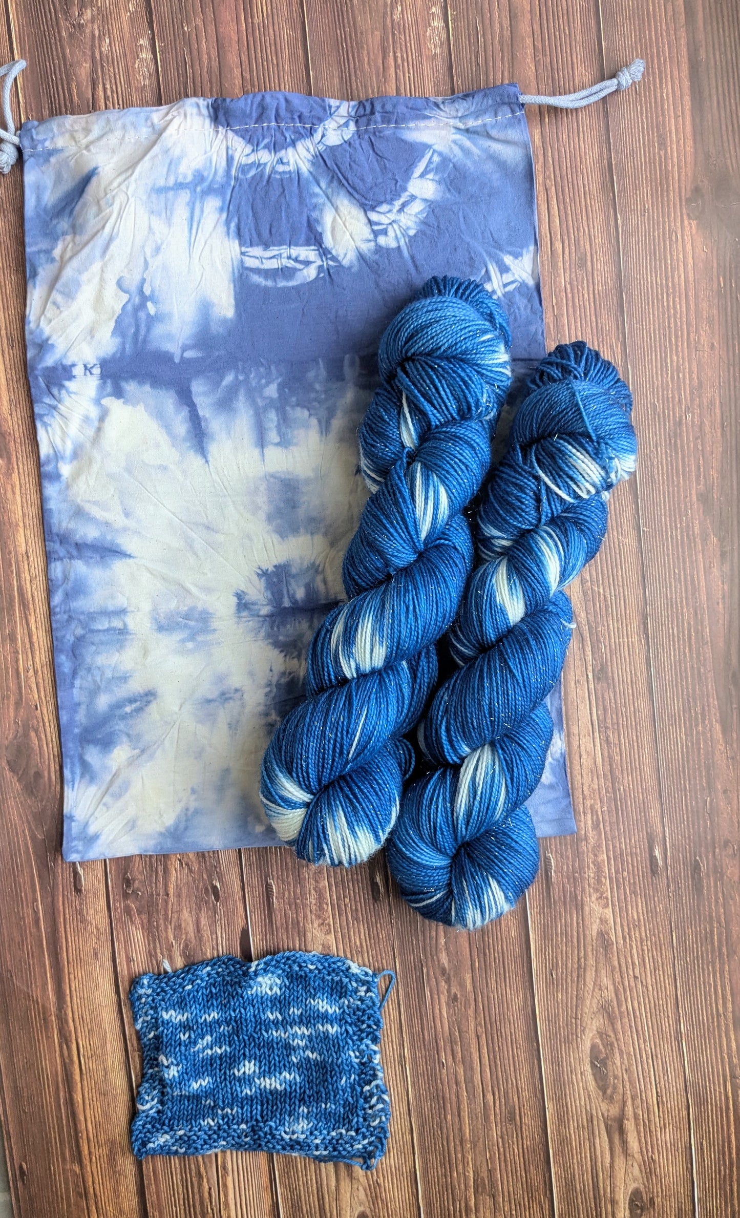 Sac a projet Shibori - Collection Sashiko