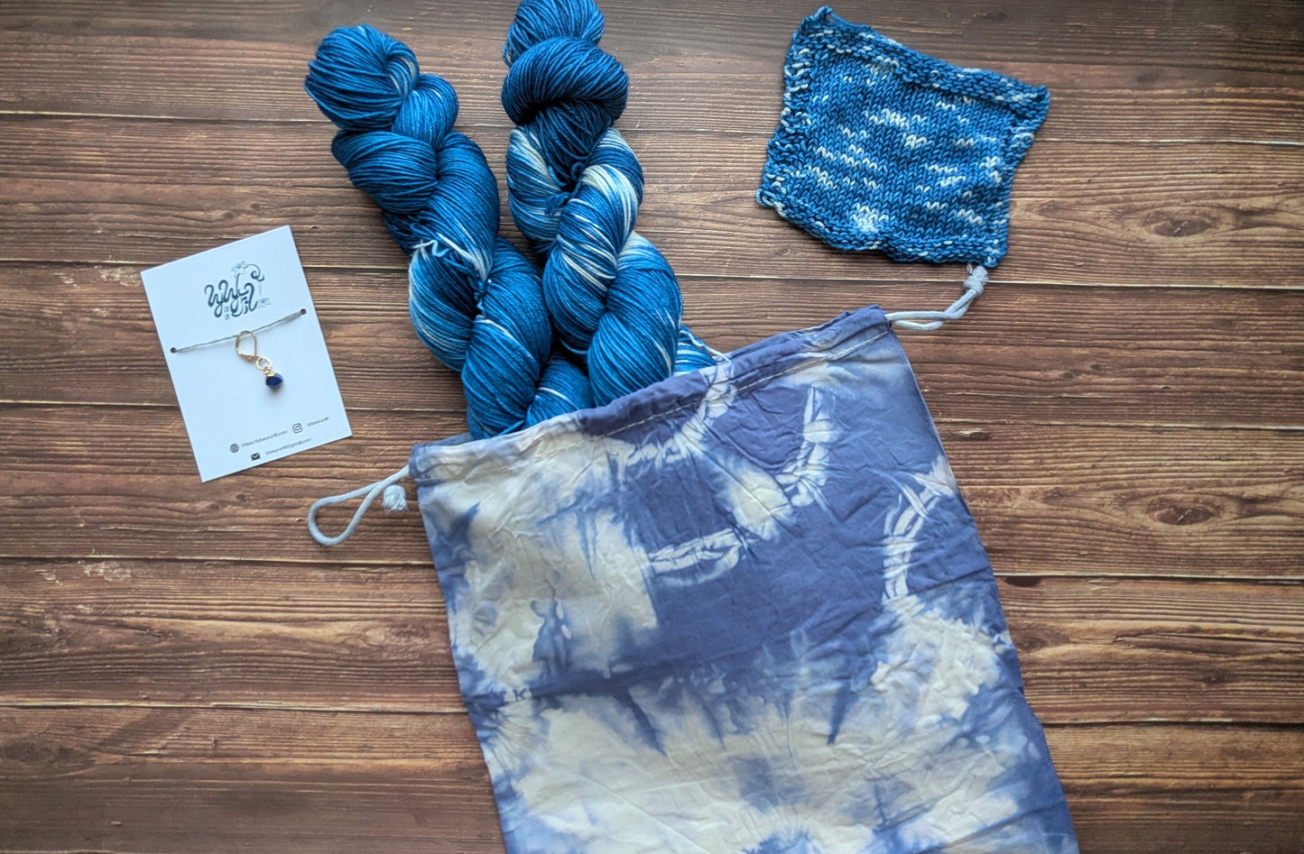 Sac a projet Shibori - Collection Sashiko