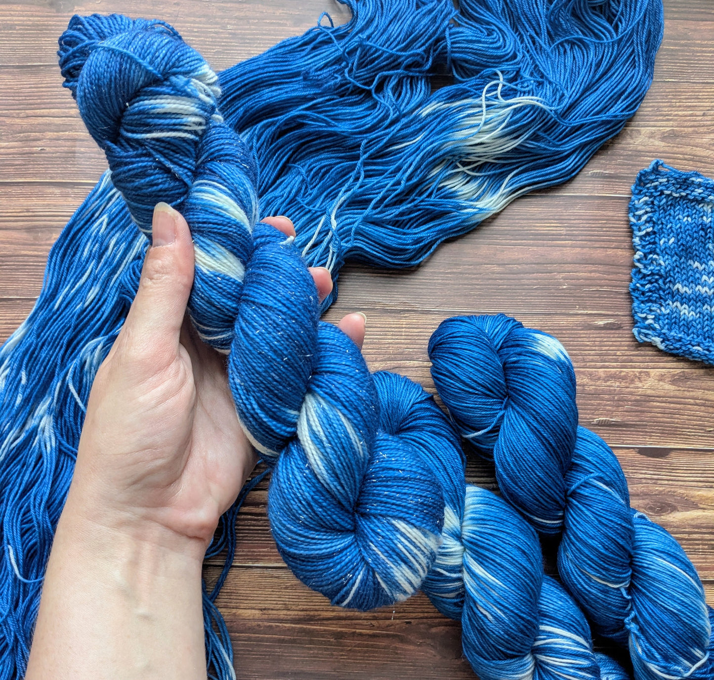 Echeveau Lyl Bling merinos superwash nylon stellina – Fingering Sock – Coloris Sashiko