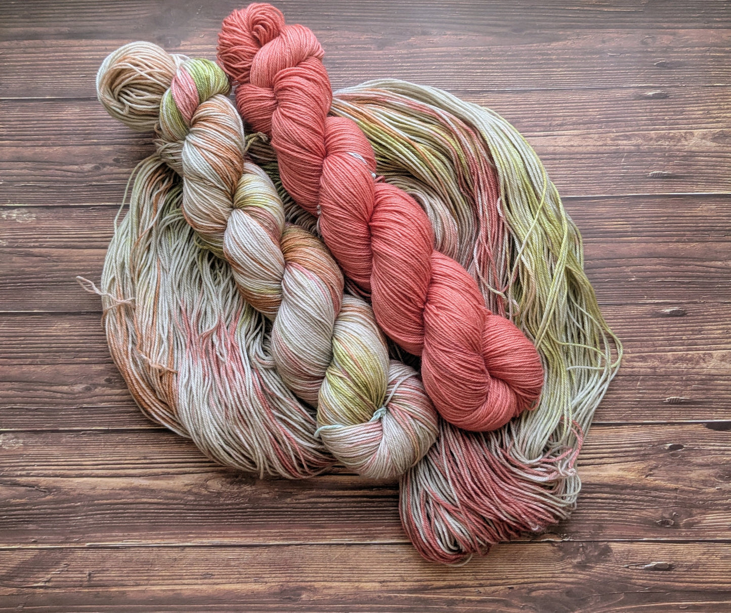 Lyl sock Merinos/nylon - fingering - Coloris Cactus et Argile